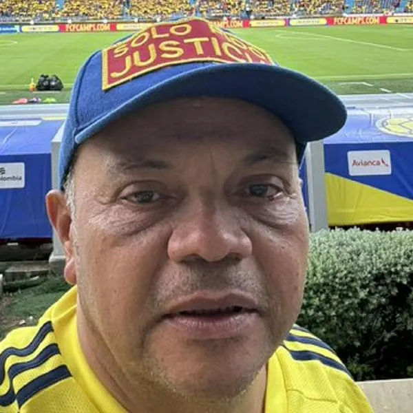 Luis Alonso Colmenares, papá de Andrés Colmenares, estuvo en Colombia vs. Brasil