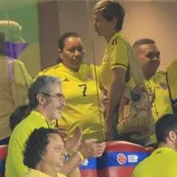 Padre de Luis Díaz disfruta el partido Colombia vs Brasil junto a la primera dama