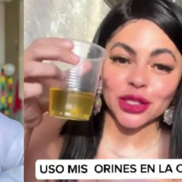 Influencer revela inusual rutina de belleza: se aplica orina en la cara.