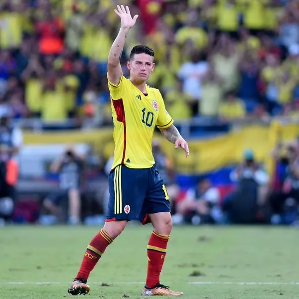 James Rodríguez, cerca de convertirse en el máximo goleador de Colombia.