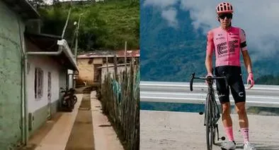 Rigoberto Urán creció en Urrao, Antioquia y muestran la casa donde creció, que está diferente por las remodelaciones que le hizo el deportista.