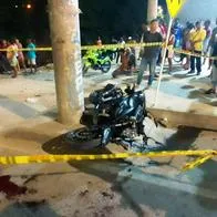 Transeúnte murió arrollado por un motociclista en el sur de Cartagena
