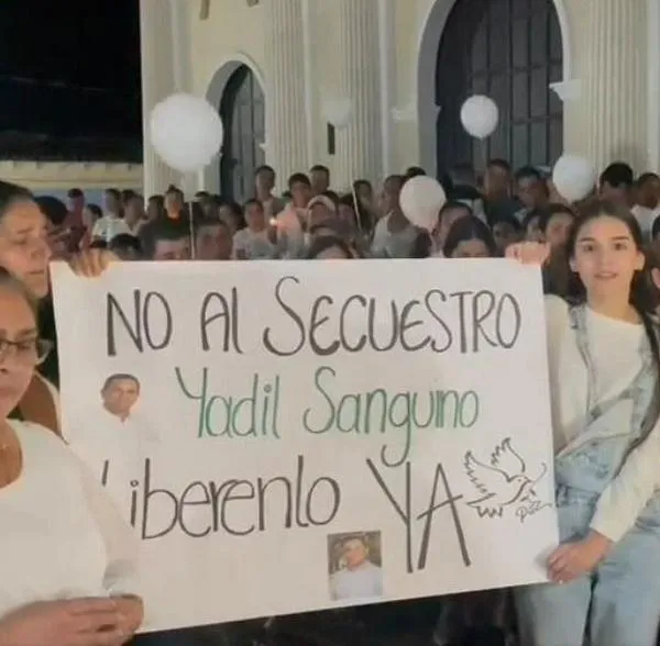 Familiares y amigos del exalcalde Yadil Sanguino convocaron a una jornada de oración en Norte de Santander para pedir la libertad del exfuncionario.
