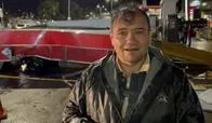 Un milagro lo salvó cuando cayó techo de una estación de gasolina en medio de las lluvias
