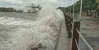 Mar de leva en Santa Marta por ciclón tropical: restringen paso de turistas