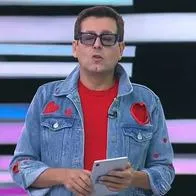 Foto de Juan Carlos Giraldo, en nota de que el presentador en La red acabó con Ana del Castillo por vestido que dijo que ni para el piso.