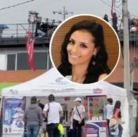 Foto de Luz Piedad Eusse y hecho en Tocancipá, en nota de que Murió periodista de Blu Radio en accidente de Tocancipá por caída de pantalla