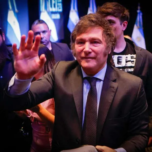 Foto de Javier Milei, en nota de que en elecciones en Argentina 2023: votación histórica del presidente electo para ganarle a Sergio Massa.