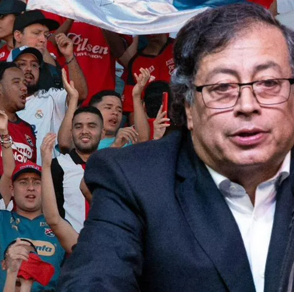 En el Atanasio Girardot, durante Independiente Medellín vs. Atlético Nacional, se repitieron los cantos de rechazo hacia el presidente Gustavo Petro.