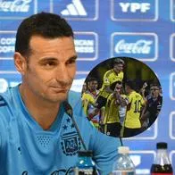 ¿Desmeritó a Colombia? Scaloni se refirió a la victoria de la 'tricolor' sobre Brasil