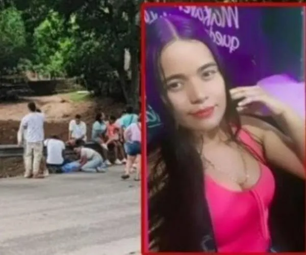 Luz Mery Rincón, la joven que murió en accidente de tránsito. Amigo la dejó abandonada. 