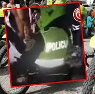 Valiente patrullera redujo a dos ladrones armados que intentaron atracar a una mujer.