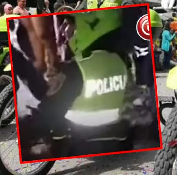 Valiente patrullera redujo a dos ladrones armados que intentaron atracar a una mujer.