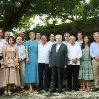 Gustavo Petro con empresarios
