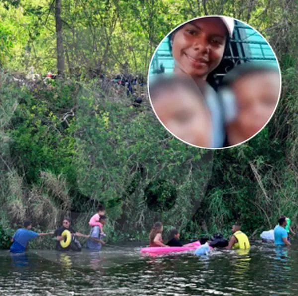 Hallaron muerto a uno de dos niños colombianos que desaparecieron al cruzar el río Bravo con su mamá