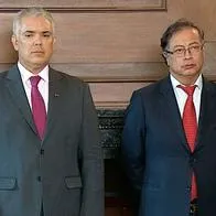 Iván Duque publicó una foto de Hugo Chávez en reunión con empresarios, justo después de que Gustavo Petro terminara su encuentro.