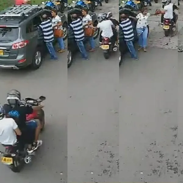 Dos ladrones en moto robaron y arrastraron a una mujer en Ibagué