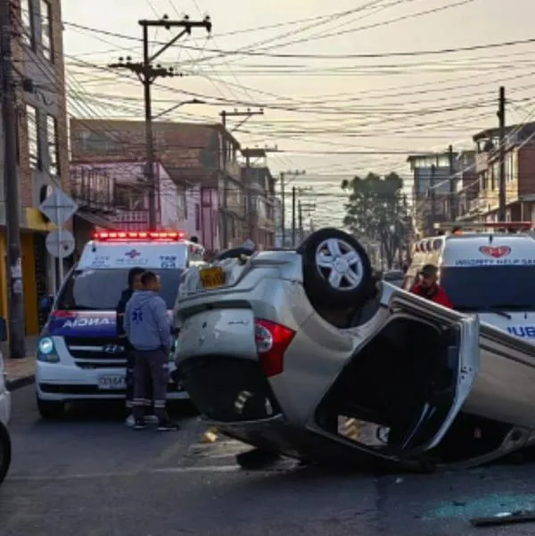Caos en la movilidad en el norte de Bogotá. Varios accidentes con motoci han producido enormes trancones en la ciudad 