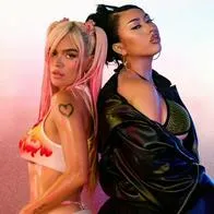 Las artistas se unieron para hacer una colaboración musical. 