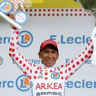 A Nairo Quintana le regalaron un pony en Santander por su importante carrera ciclística. El deportista aseguró que el más feliz con el obsequio es su hijo.