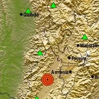 Temblor en Zarzal, Valle del Cauca, con magnitud de 4.0 a las 9:30 a. m.