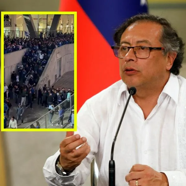 Hinchas de Millonarios gritaron en El Campín el "fuera, Petro": video y detalles