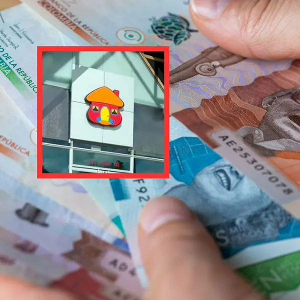 Foto de dinero colombiano, a propósito de cómo pedir adelanto de nómina en Davivienda