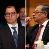 Gustavo PEtro y Francisco Barbosa se enfrentaron verbalmente por acusaciones de narcotráfico a vicefiscal.