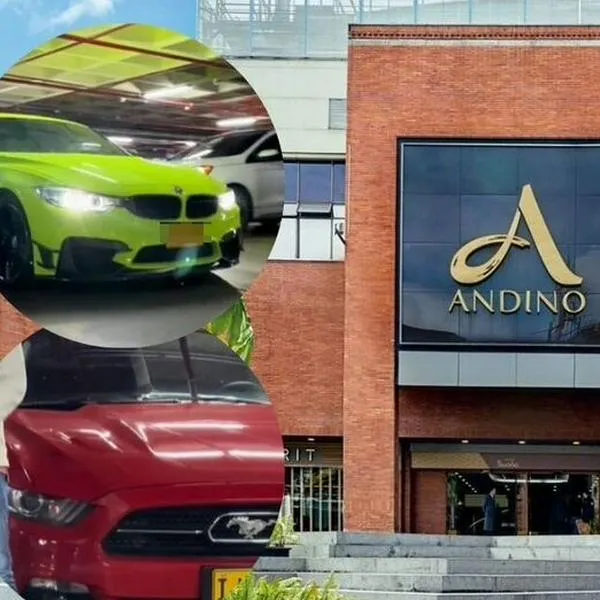 Los carros más lujosos que se ven en el centro comercial Andino (Bogotá) de las marcas Ford, BMW y Mercedes-Benz fueron descubiertos y se hicieron virales.