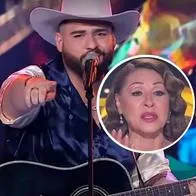 Foto de Juan Carlos Parra y de Amparo Grisales, en nota de que en Yo me llamo: quién es Carin León que hizo llorar a la caldense y su dura vida antes de Caracol.