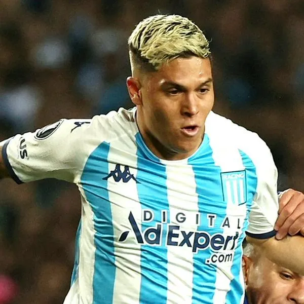 Dos goles de Juan Fernando Quintero, que hoy con Racing Club ante Belgrano en Argentina