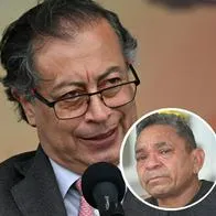 Foto de Gustavo Petro y Luis Manuel Díaz, en nota de que Procurador pide a Gobierno Petro, por secuestro de papá de Luis Díaz, que dé mismo trato a todos