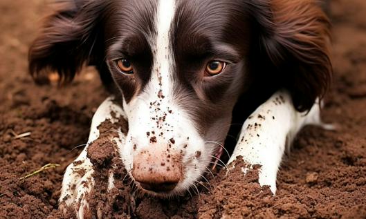 ¿Por qué los perros comen tierra? Razones de este curioso comportamiento y recomendaciones para evitar que lo siga haciendo.