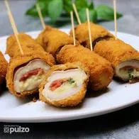 Paso a paso de rollitos de carne milanesa apanados en sartén
