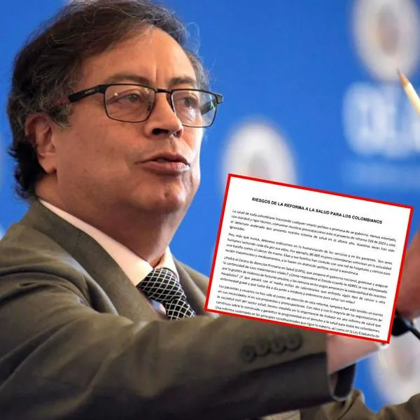 Gustavo Petro defendió su reforma a la salud de las críticas recibidas en carta de exministros de Salud.