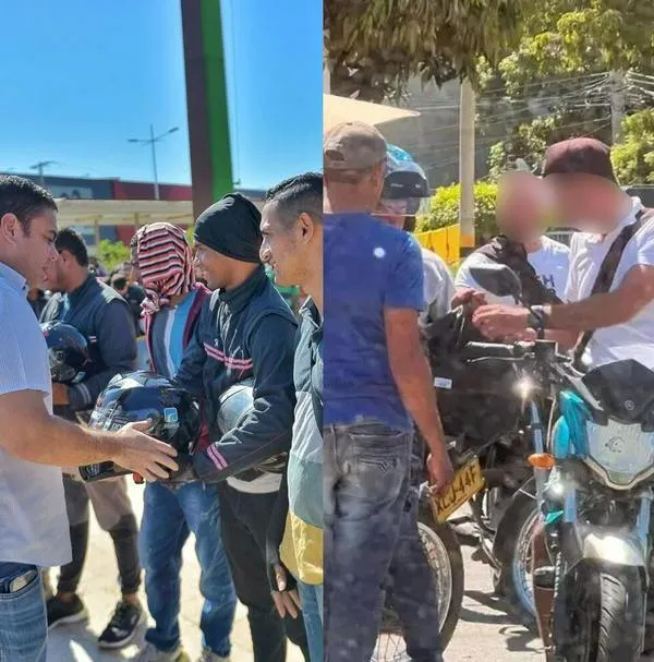 Noticias del Cesar hoy: mototaxistas estarían vendiendo los cascos que la Gobernación les regaló este viernes, 1 de diciembre.