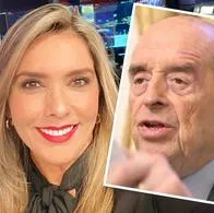 Mónica Rodríguez, que se mostró furiosa con Gustavo Petro por defensa de este al Álvaro Leyva