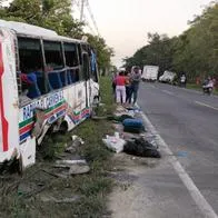 Tres muertos dejó accidente de tránsito en Bolívar