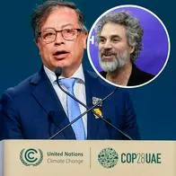 Fotos de Gustavo Petro y de Mark Ruffalo, en nota de que al presidente por el COP28 lo exaltó 'Hulk' por discurso: qué dijo de Colombia.