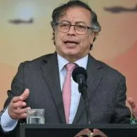 Foto de Gustavo Petro, en nota de que el presidente fue señalado por canciller de Israel por ataques antisemitas y ceguera moral