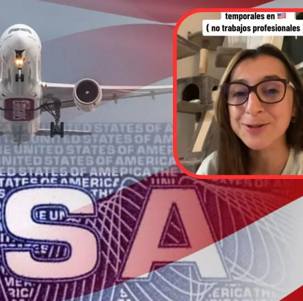 Mujer colombiana Diana Páez explica cómo obtener una visa de trabajo temporal para Estados Unidos con la ayuda de una empresa.