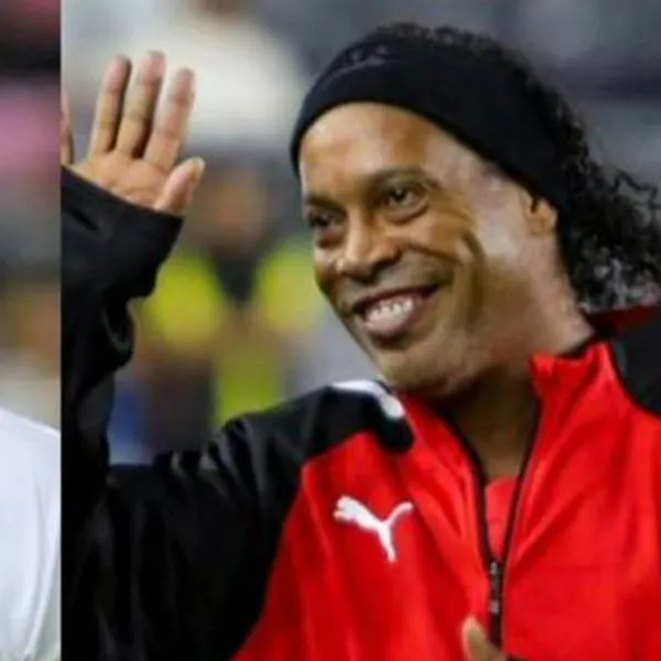 Usain Bolt le pidió un autógrafo a Ronaldinho tras jugar partido en Miami.