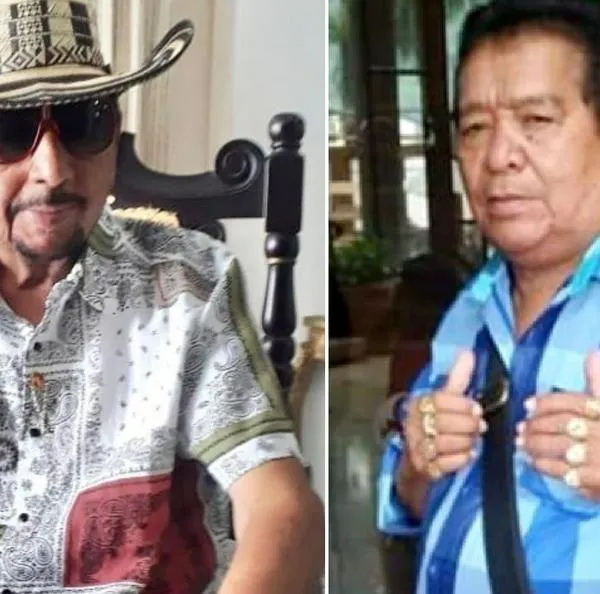 Lisandro Meza y Pastor López, cantantes que sufrieron isquemia cerebral.