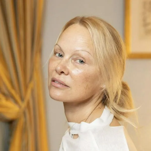 Pamela Anderson sin maquillaje.