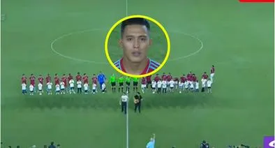 Sebastián Gómez lloró durante himno de Colombia en partido amistoso ante Venezuela: foto