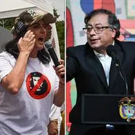 “Mmmm”, respondió Gustavo Petro a reclamo de María F. Cabal por atentado a peaje