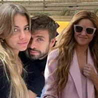 Clara Chía, Gerard Piqué y Shakira, en nota sobre que la colombiana fue más buscada que la española