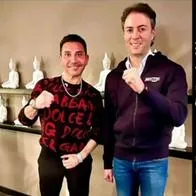 Foto de Daniel Quintero con Fereidoun Khalilian 