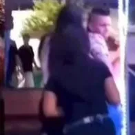 Se fue a ver el alumbrado navideño con su otra novia, lo pillaron y ahí si lo dejaron 'viendo luces'.
