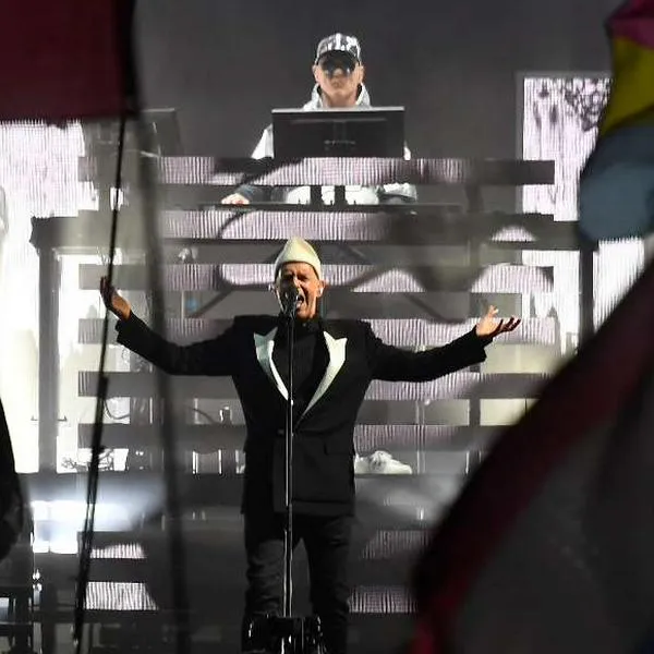 Foto de Pet Shop Boys, en nota de Banco de Bogotá, Chapinero, Zona G y más de Bogotá quedaron en inédito video de esa agrupación.